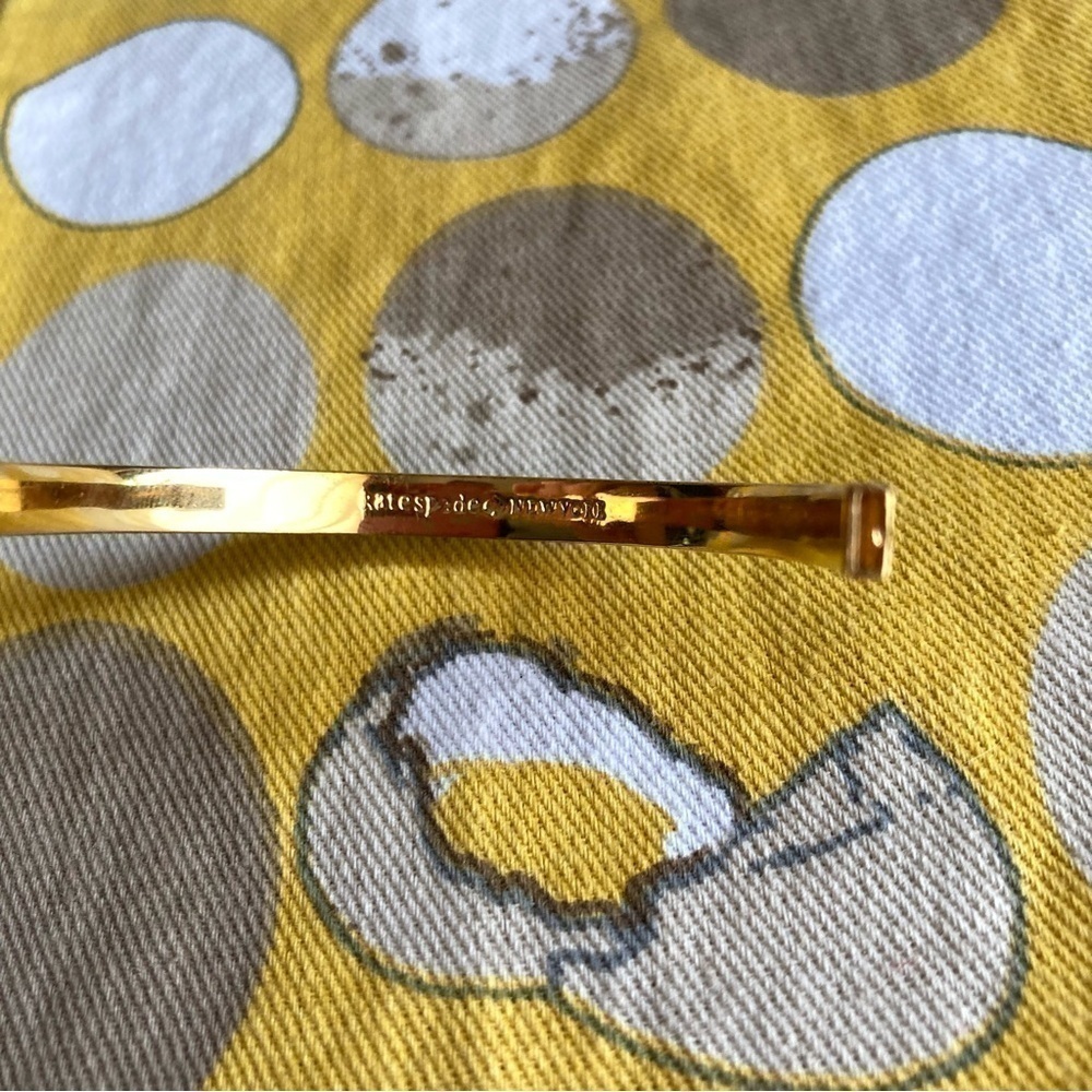 Kate Spade Heritage enamel black and gold bangle - Picture 13 of 13